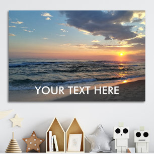 Affiche personnalisée avec photo et texte personna