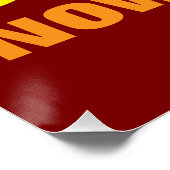 Affiche personnalisée brillante pour soldes en mag (Coin)