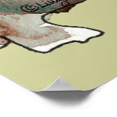 Affiche personnalisée de Cartoon Rhino (Coin)