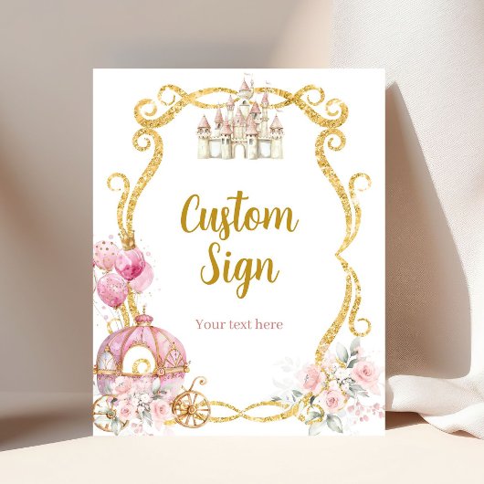 Affiche personnalisée de la princesse royale Carro