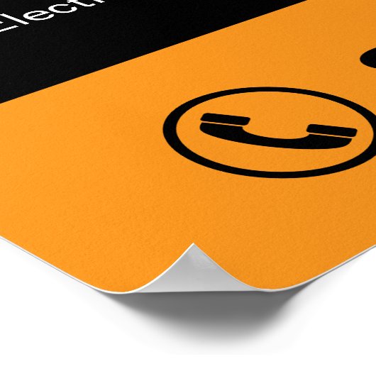 Affiche personnalisée de la société de constructio (Coin)