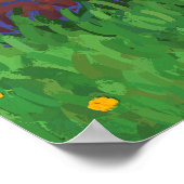 Affiche personnalisée de la vache Highland (Coin)