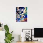 Affiche personnalisée de l'astronaute spatiale (Bureau à domicile)