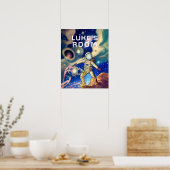 Affiche personnalisée de l'astronaute spatiale (Cuisine)