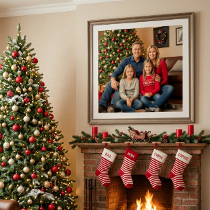 Affiche personnalisée de photo de famille