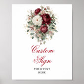 Affiche personnalisée de verdure florale de luxe M (Devant)