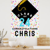 affiche personnalisée des Fêtes de fin d'études (Cuisine)