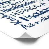 Affiche personnalisée des villes de Finlande (Coin)