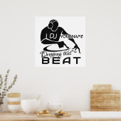 Affiche personnalisée DJ (Cuisine)