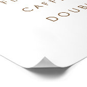 Affiche personnalisée du menu des prix de la cafét (Coin)