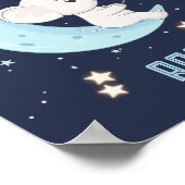 Affiche personnalisée Éléphant bébé pêche 4 étoile (Coin)