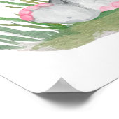 Affiche personnalisée éléphant rose rêve grand mig (Coin)