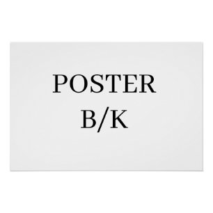 Affiche personnalisée en papier (semi-brillant)