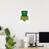 Affiche personnalisée Leprechaun (Bureau à domicile)