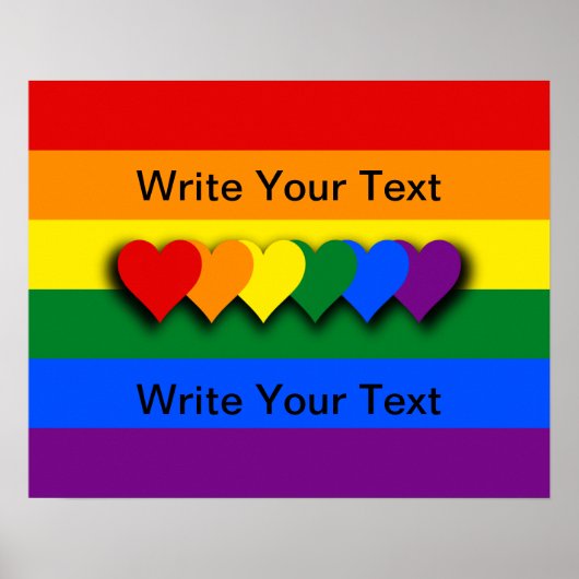 Affiche personnalisée LGBT (Devant)