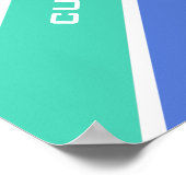 Affiche personnalisée Rainbow Colors (Coin)