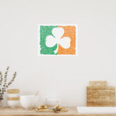 Affiche personnalisée Shamrock irlandaise (Cuisine)
