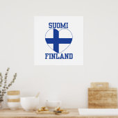 affiche personnalisée SUOMI FINLAND (Cuisine)