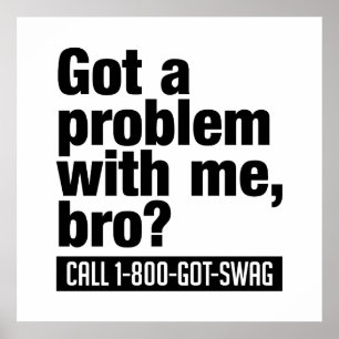 Affiche personnalisée SWAG