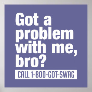 Affiche personnalisée SWAG