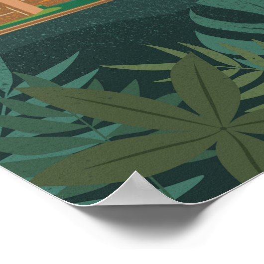 Affiche péruvienne machu picchu (Coin)