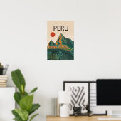 Affiche péruvienne machu picchu (Bureau à domicile)