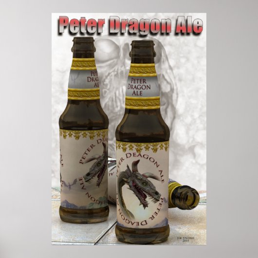 Affiche PETER Dragon Ale 2011 (Devant)