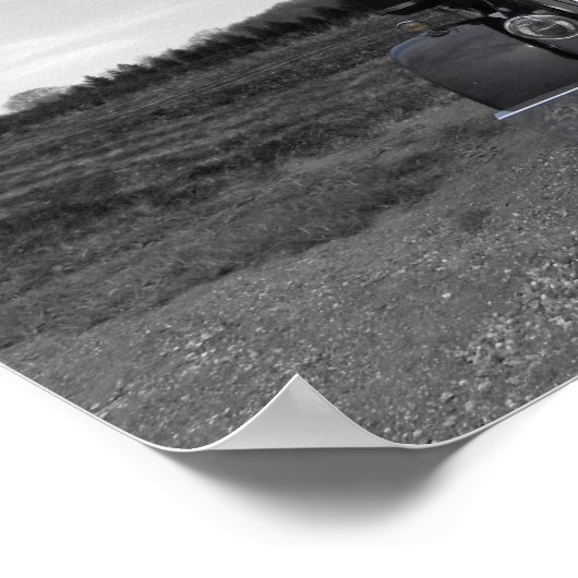 Affiche Peterbilt Needle Nose b/w (Coin)