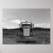 Affiche Peterbilt Needle Nose b/w (Devant)