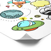 Affiche Petit Astronaute (Coin)