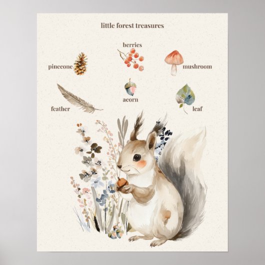 Affiche Petits Trésors de la Forêt (Devant)