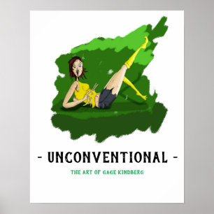 Affiche peu conventionnelle de phalanges