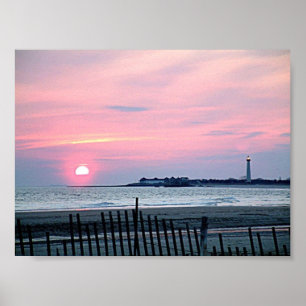 Affiche - phare de Cape May