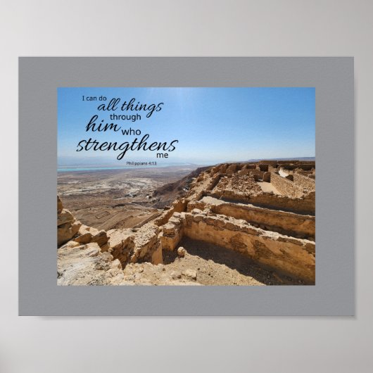 Affiche Philippiens 4:13 (Devant)