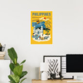 affiche Philippines (Bureau à domicile)