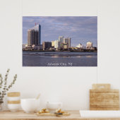 Affiche photo de Atlantic City Skyline (Cuisine)