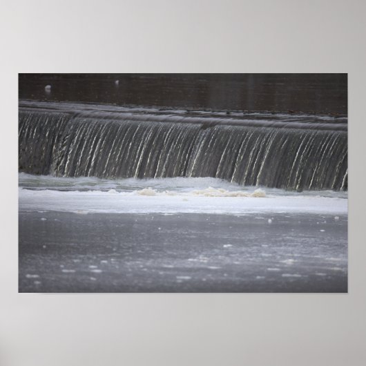 Affiche photo de cascade (Devant)