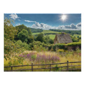 Affiche photo de la campagne anglaise (Devant)