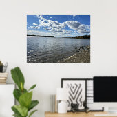 Affiche photo de la rivière Delaware (Bureau à domicile)