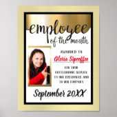 Affiche photo de l'employé de l'affiche du mois (Devant)