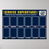 affiche photo de l'employé vedette du mois (Devant)