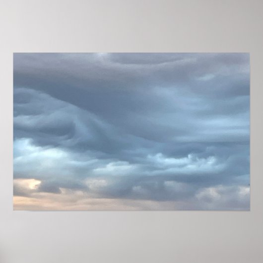 Affiche Photo de Nuages (Devant)