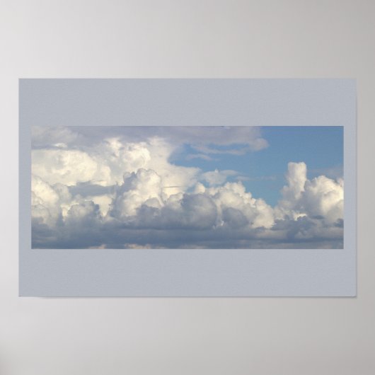 Affiche Photo de Nuages (Devant)