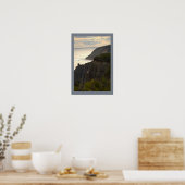 Affiche photo de paysage aquatique au coucher du s (Cuisine)