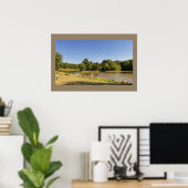 Affiche photo de paysage d'étang (Bureau à domicile)