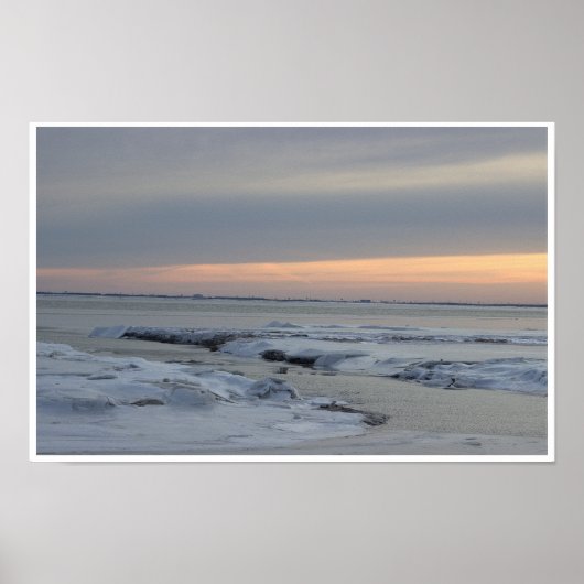 Affiche photo de paysage d'hiver (Devant)