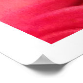 Affiche photo de roses roses (Coin)