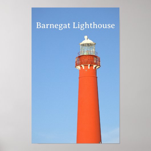 Affiche photo du phare de Barnegat Light (Devant)