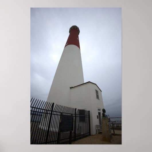 Affiche photo du phare de Barnegat Light (Devant)