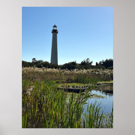 Affiche photo du phare de Cape May  (Devant)